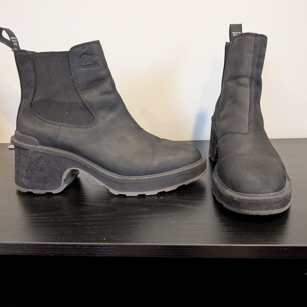 Sorel Women's Black Heeled Boots